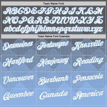 Загрузить изображение в средство просмотра галереи, Custom Steel Gray White-Light Blue 3D Gradient Square Shape Performance Polo Shirt