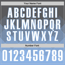 Загрузить изображение в средство просмотра галереи, Custom Steel Gray White-Light Blue 3D Gradient Square Shape Performance Polo Shirt