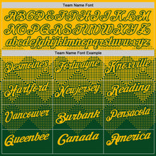 Загрузить изображение в средство просмотра галереи, Custom Gold Green 3D Gradient Square Shape Performance Polo Shirt