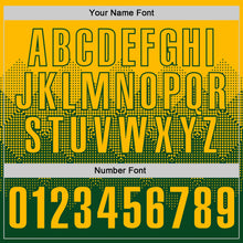 Загрузить изображение в средство просмотра галереи, Custom Gold Green 3D Gradient Square Shape Performance Polo Shirt