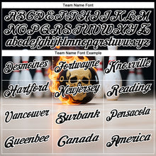 Charger l'image dans la galerie, Custom Black White 3D Flame Skull Bowling Performance Polo Shirt