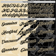 Load image into Gallery viewer, Custom Graffiti Pattern Black-Cream 3D Scratch Performance Polo Shirt