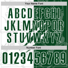 Laden Sie das Bild in den Galerie-Viewer, Custom Graffiti Pattern Green-White 3D Scratch Performance Polo Shirt