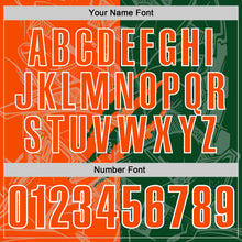 Laden Sie das Bild in den Galerie-Viewer, Custom Graffiti Pattern Orange Green-White 3D Scratch Performance Polo Shirt