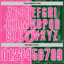 Laden Sie das Bild in den Galerie-Viewer, Custom Graffiti Pattern Pink Green-White 3D Scratch Performance Polo Shirt