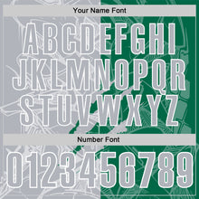 Загрузить изображение в средство просмотра галереи, Custom Graffiti Pattern Gray Kelly Green-White 3D Scratch Performance Polo Shirt