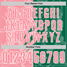 Загрузить изображение в средство просмотра галереи, Custom Graffiti Pattern Medium Pink Kelly Green-White 3D Scratch Performance Polo Shirt