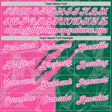 Загрузить изображение в средство просмотра галереи, Custom Graffiti Pattern Pink Kelly Green-White 3D Scratch Performance Polo Shirt