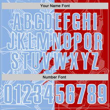 Загрузить изображение в средство просмотра галереи, Custom Graffiti Pattern Light Blue Red-White 3D Scratch Performance Polo Shirt