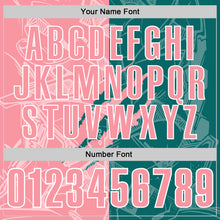 Загрузить изображение в средство просмотра галереи, Custom Graffiti Pattern Medium Pink Teal-White 3D Scratch Performance Polo Shirt