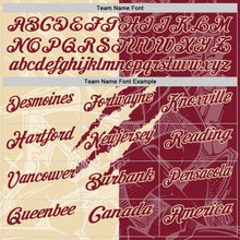 Laden Sie das Bild in den Galerie-Viewer, Custom Graffiti Pattern Crimson-Cream 3D Scratch Performance Polo Shirt