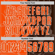 Laden Sie das Bild in den Galerie-Viewer, Custom Graffiti Pattern Orange Brown-White 3D Scratch Performance Polo Shirt