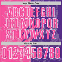 Laden Sie das Bild in den Galerie-Viewer, Custom Graffiti Pattern Pink Purple-White 3D Scratch Performance Polo Shirt