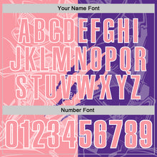 Laden Sie das Bild in den Galerie-Viewer, Custom Graffiti Pattern Medium Pink Purple-White 3D Scratch Performance Polo Shirt