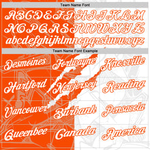 Laden Sie das Bild in den Galerie-Viewer, Custom Graffiti Pattern White-Orange 3D Scratch Performance Polo Shirt