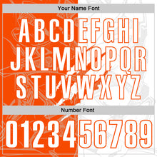 Laden Sie das Bild in den Galerie-Viewer, Custom Graffiti Pattern White-Orange 3D Scratch Performance Polo Shirt