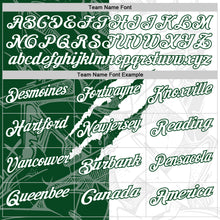 Laden Sie das Bild in den Galerie-Viewer, Custom Graffiti Pattern White-Green 3D Scratch Performance Polo Shirt