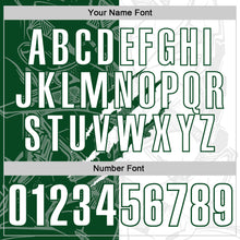 Laden Sie das Bild in den Galerie-Viewer, Custom Graffiti Pattern White-Green 3D Scratch Performance Polo Shirt