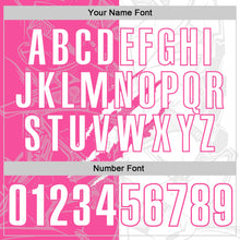 Laden Sie das Bild in den Galerie-Viewer, Custom Graffiti Pattern White-Pink 3D Scratch Performance Polo Shirt