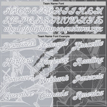 Laden Sie das Bild in den Galerie-Viewer, Custom Graffiti Pattern Gray Steel Gray-White 3D Scratch Performance Polo Shirt