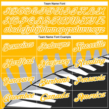 Загрузить изображение в средство просмотра галереи, Custom Gold Black Gray-White 3D Pattern Design Geometric Shapes Performance Polo Shirt