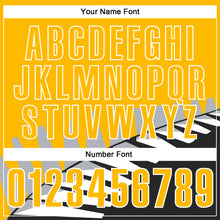 Загрузить изображение в средство просмотра галереи, Custom Gold Black Gray-White 3D Pattern Design Geometric Shapes Performance Polo Shirt