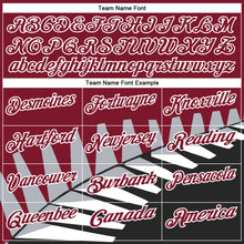 Загрузить изображение в средство просмотра галереи, Custom Crimson Black Gray-White 3D Pattern Design Geometric Shapes Performance Polo Shirt