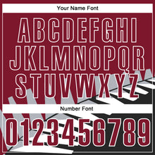 Загрузить изображение в средство просмотра галереи, Custom Crimson Black Gray-White 3D Pattern Design Geometric Shapes Performance Polo Shirt