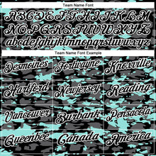 Load image into Gallery viewer, Custom Black Steel Gray Ice Blue-White 3D Pattern Design Splash Performance Polo Shirt