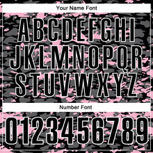 Load image into Gallery viewer, Custom Black Steel Gray Light Pink-White 3D Pattern Design Splash Performance Polo Shirt