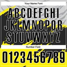 Load image into Gallery viewer, Custom Light Yellow Black Gray-White 3D Pattern Design Splash Performance Polo Shirt