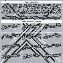 Load image into Gallery viewer, Custom Gray Black-White 3D Pattern Design Geometric Shapes Performance Polo Shirt