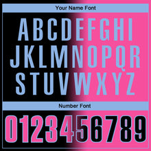 Загрузить изображение в средство просмотра галереи, Custom Black Pink-Light Blue 3D Gradient Fashion Performance Polo Shirt