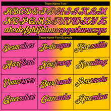 Загрузить изображение в средство просмотра галереи, Custom Yellow Pink-Black 3D Gradient Fashion Performance Polo Shirt