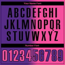 Load image into Gallery viewer, Custom Purple Pink-Black 3D Gradient Fashion Performance Polo Shirt