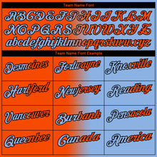 Загрузить изображение в средство просмотра галереи, Custom Light Blue Orange-Black 3D Gradient Fashion Performance Polo Shirt