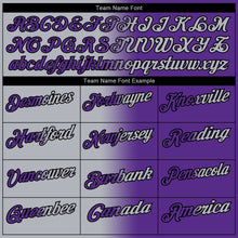 Load image into Gallery viewer, Custom Purple Gray-Black 3D Gradient Fashion Performance Polo Shirt