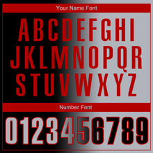 Загрузить изображение в средство просмотра галереи, Custom Black Gray-Red 3D Gradient Fashion Performance Polo Shirt