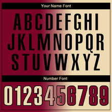 Load image into Gallery viewer, Custom Maroon Cream-Black 3D Gradient Fashion Performance Polo Shirt