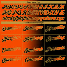 Load image into Gallery viewer, Custom Black Orange-Old Gold 3D Gradient Fashion Performance Polo Shirt