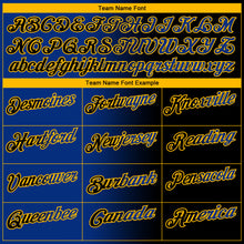 Load image into Gallery viewer, Custom Black Royal-Gold 3D Gradient Fashion Performance Polo Shirt