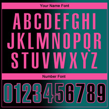 Load image into Gallery viewer, Custom Black Teal-Pink 3D Gradient Fashion Performance Polo Shirt