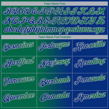 Загрузить изображение в средство просмотра галереи, Custom Royal Kelly Green-Gray 3D Gradient Fashion Performance Polo Shirt