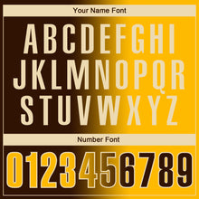 Load image into Gallery viewer, Custom Brown Gold-Cream 3D Gradient Fashion Performance Polo Shirt