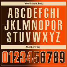 Load image into Gallery viewer, Custom Brown Orange-Cream 3D Gradient Fashion Performance Polo Shirt