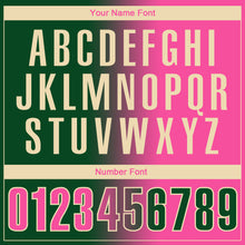 Загрузить изображение в средство просмотра галереи, Custom Green Pink-Cream 3D Gradient Fashion Performance Polo Shirt