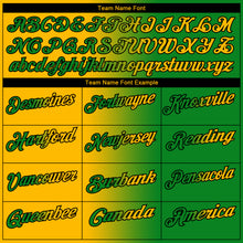 Laden Sie das Bild in den Galerie-Viewer, Custom Grass Green Gold-Black 3D Gradient Fashion Performance Polo Shirt