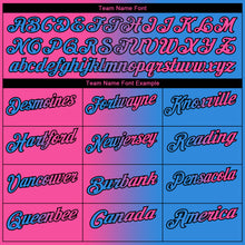 Загрузить изображение в средство просмотра галереи, Custom Powder Blue Pink-Black 3D Gradient Fashion Performance Polo Shirt