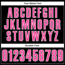 Load image into Gallery viewer, Custom Black Pink-White 3D Pink Ribbon Breast Cancer Awareness Month Women Health Care Support Footballl Performance Polo Shirt