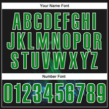 Load image into Gallery viewer, Custom Black Grass Green-White 3D Pattern Design Green Ribbon Liver Cancer Performance Polo Shirt